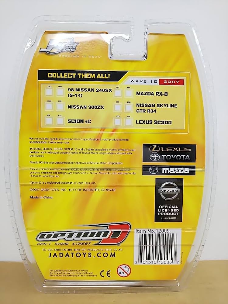 jada toys 【送料別】 Amazon | Jada 1:64 OPTION D ドリフ～ト